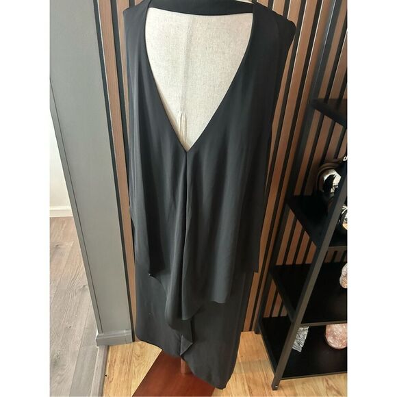 Bcbg large top black sexy open back size large - Picture 2 of 5